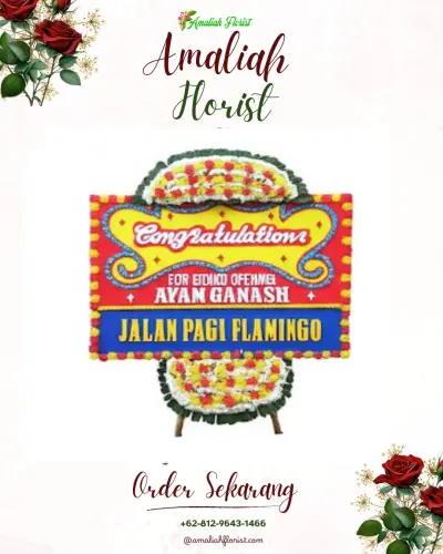 Bunga Papan Congratulation di Besakih